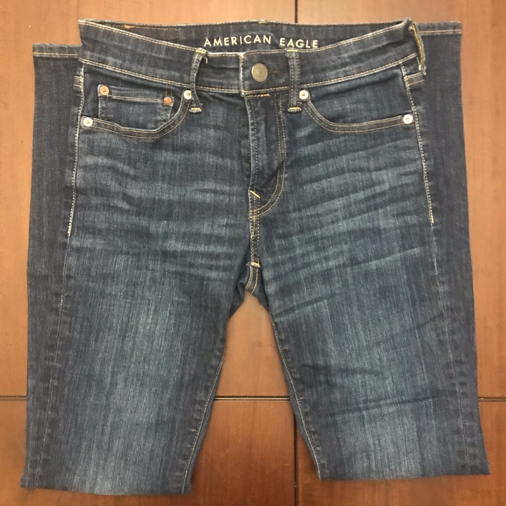 American Eagle Super Skinny Jean Dark Wash 28x32